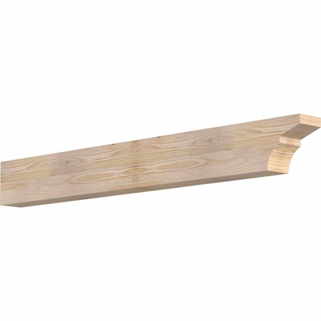 Ekena Millwork Monterey Smooth Rafter Tail, Douglas Fir, 3 1/2"W x 6"H x 48"L RFT04X06X48MON00SDF